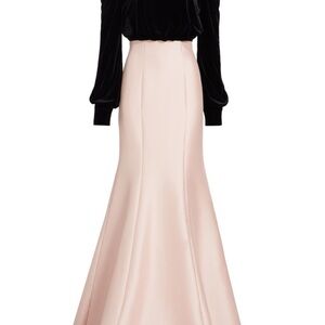 Elegant Black and Cream Women's Skirt